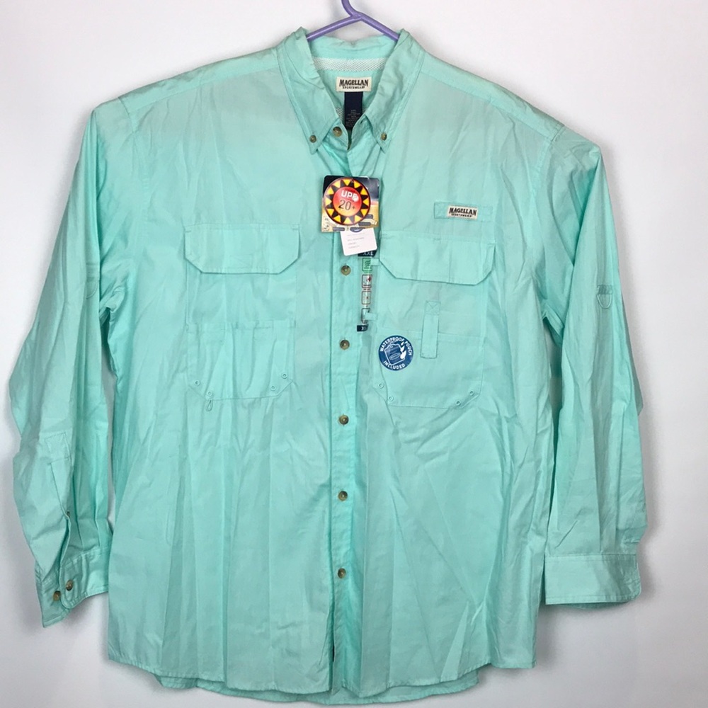 Magellan XXL Vented Fishing Shirt Long Sleeves